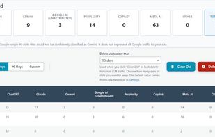 LLM Traffic dashboard.