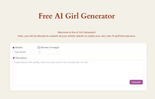 AI Girl Generator screenshot 1