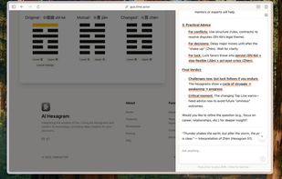 AI Hexagram chatbot