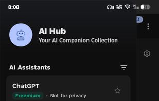 AI Hub screenshot 1