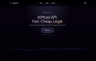 AI Music API screenshot 1