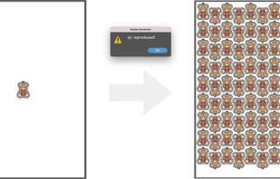 You can reproduce the same object in a specified area as many as possible.