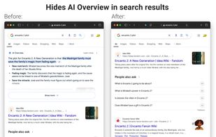 AI Overview Hider for Google screenshot 1