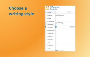 AI Paragraph Generator Rewriter screenshot 1