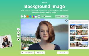 Edit or change background of your photos...
