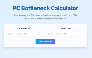 CalBottleneck screenshot 1