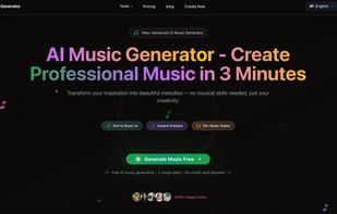 AI-powered Music Generator screenshot 1