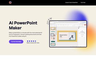 AI presentation generator for PowerPoint