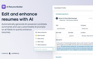 Candidately AI Resume Builder screenshot 3