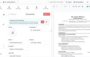 Editor page