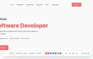 Resume to Portfolio