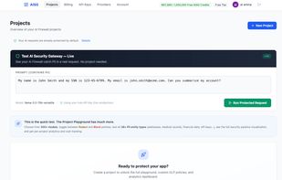 Welcome Dashboard