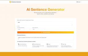 AI Sentence Generator screenshot 1