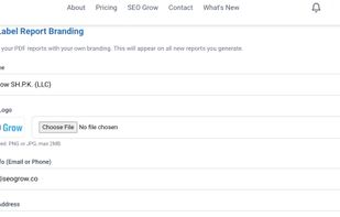 White Label Branding Settings
