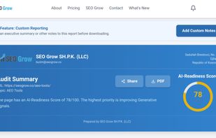 White Label AI SEO Audit Report