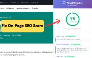 Identify SEO issues affecting your page score and get insights to improve title tags, meta descriptions, headings, and other optimization factors.