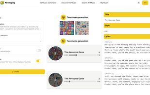 AI Singing screenshot 1