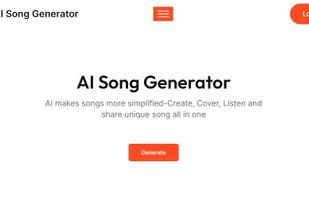 AI Song Generator Homepage