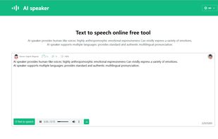 AI speaker screenshot 1