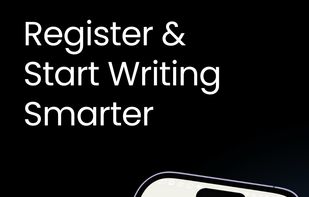 register and start write smarter.