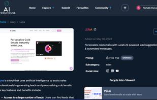 AI Toolhouse tools details page.