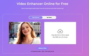 Use this video enhancer tool to easy adjust brightness, contrast, and more, elevating low-resolution videos to high quality.