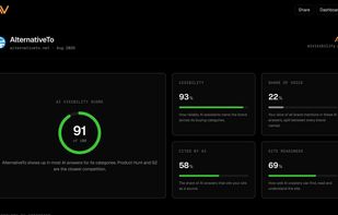 AI Visibility Report Example 1