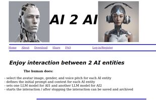AI2AI logo and main page