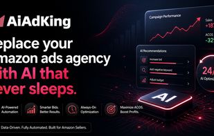 AIAdKing replaces an Amazon ads agency with AI account management that runs 24/7.