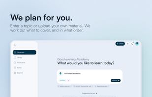 Aicademy plans your course for you