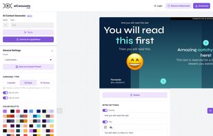 aiCarousels screenshot 1