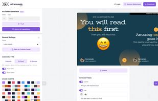 aiCarousels screenshot 1