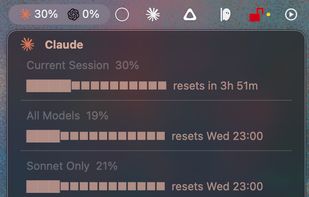 AIQuotaBar screenshot 1