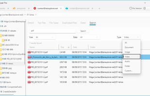 Global Search: Search for specific files across all your connected cloud services and local drives simultaneously.