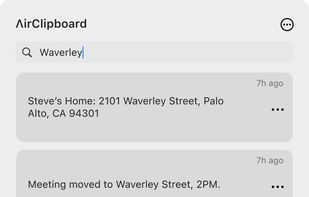 AirClipboard screenshot 1