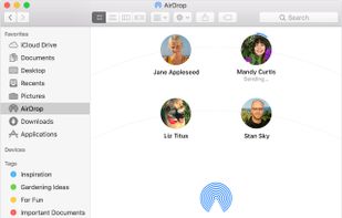AirDrop screenshot 1