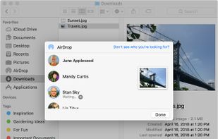 AirDrop screenshot 1