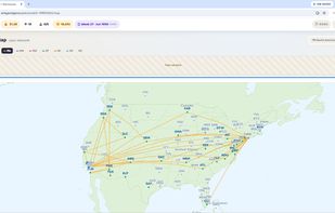 Player route map