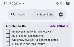 AirNote screenshot 2