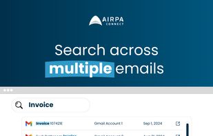 Connect multiple Gmail and Outlook accounts and search across everything from one place.
