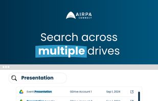 Connect multiple drive accounts and search across everything from one place.