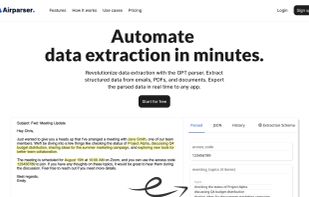 Airparser screenshot 1