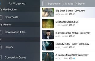 Air Video HD screenshot 1