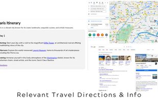 AITripMaker - Generate Relevant Travel Itinerary, Directions & Info