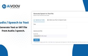 AiVOOV - AI Voice Over screenshot 1