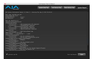 AJA System Test screenshot 3