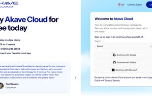 Akave Cloud screenshot 1