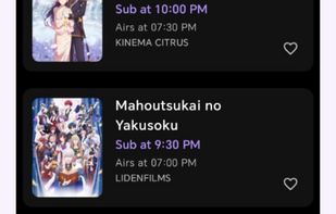 Akira: Daily Anime Schedule screenshot 1