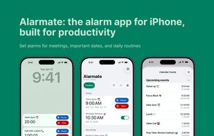 Alarmate: Alarm App for iPhone, built for productivity