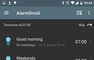 AlarmDroid screenshot 1